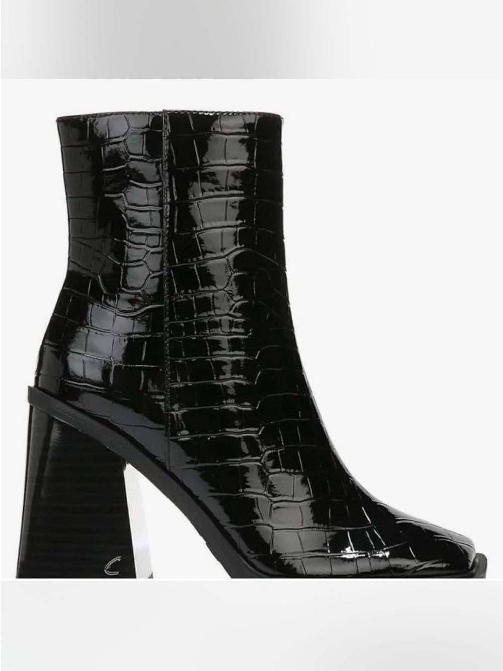 Circus by Sam Edelman 6M Black Croc Embossed Pascha Bootie New in Box! 🔥🔥